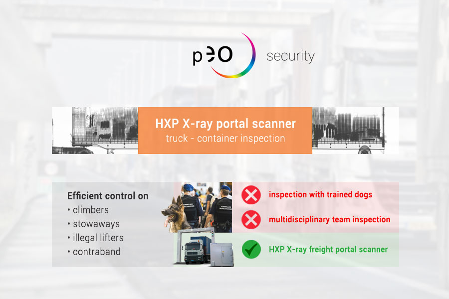 PEO-security_Freight_Container_stowaways_illegal-lifters_climbers_High Energy röntgenbeeld 2 vrachtwagen – HXP vrachtwagen / container scanner - Astrophysics - PEO security