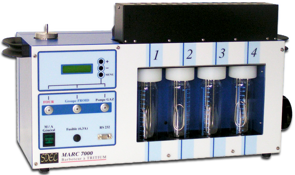 Tritium sampler 4 vials (MARC 7000)
